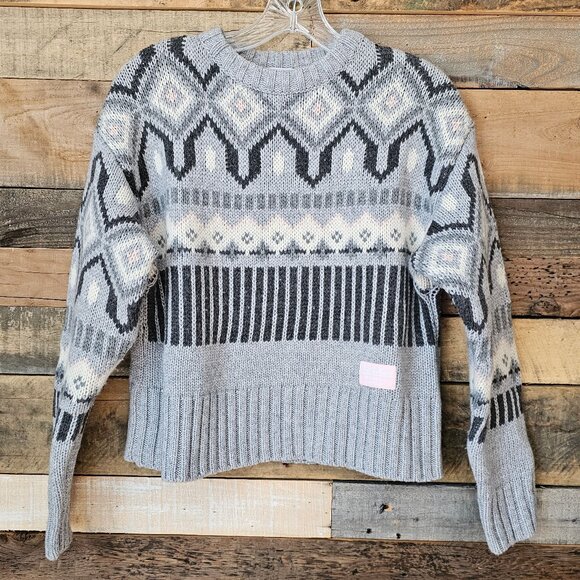 Kari Traa Molster Knit Sweater Grey Malange XS - Picture 1 of 5